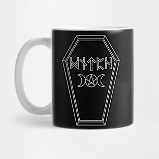 Rune Witch Coffin Mug